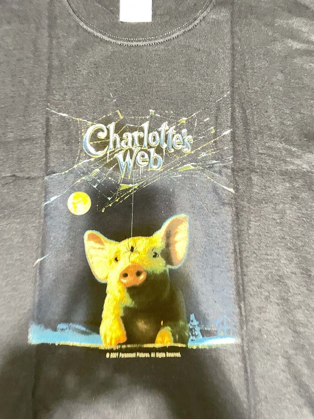 Vintage 2007 Charlotte's Web Movie Promotional T-Shirt - Picture 4 of 4